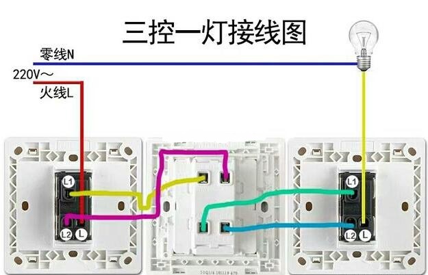 電工證辦理多少錢-一燈三控開關(guān)怎么安裝？